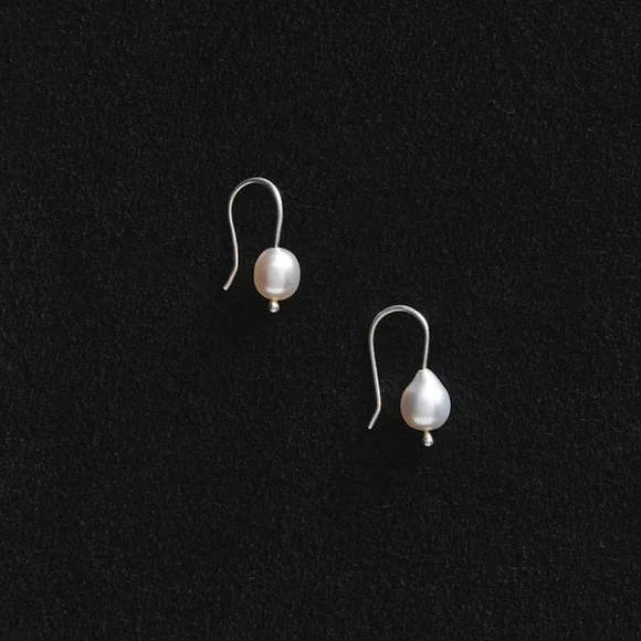 Sophie Buhai Mermaid South Sea Pearl Earrings 🪸 White - Picture 8 of 9